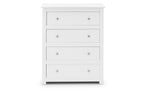Radley 4 Drawer Chest - White
