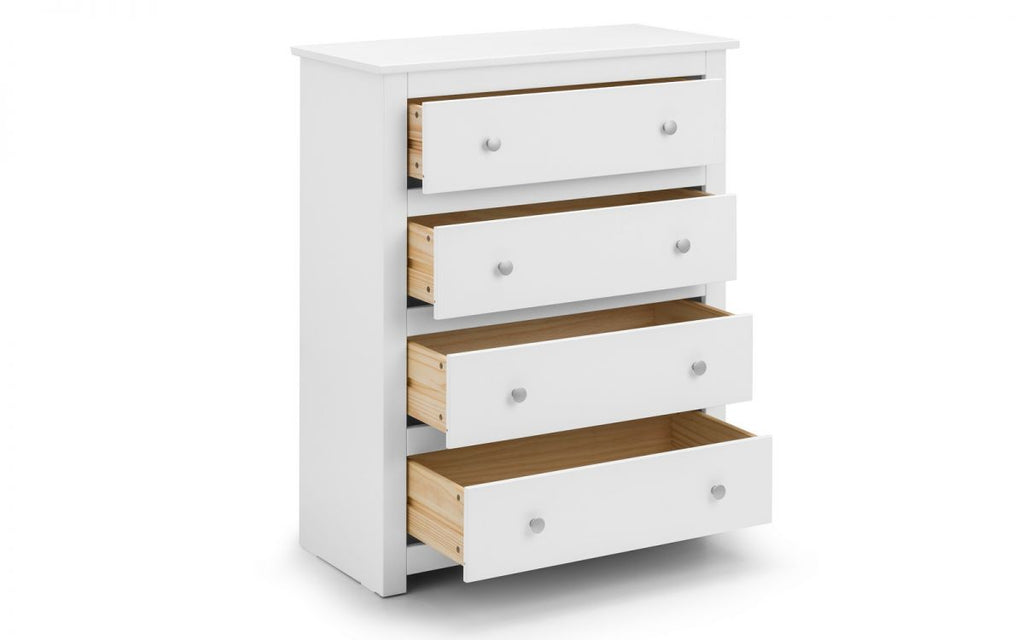 Radley 4 Drawer Chest - White