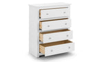 Radley 4 Drawer Chest - White