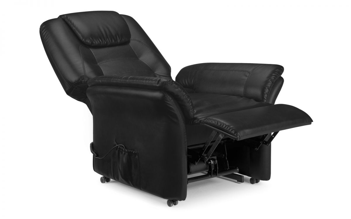 Riva Rise & Recline Chair - Black