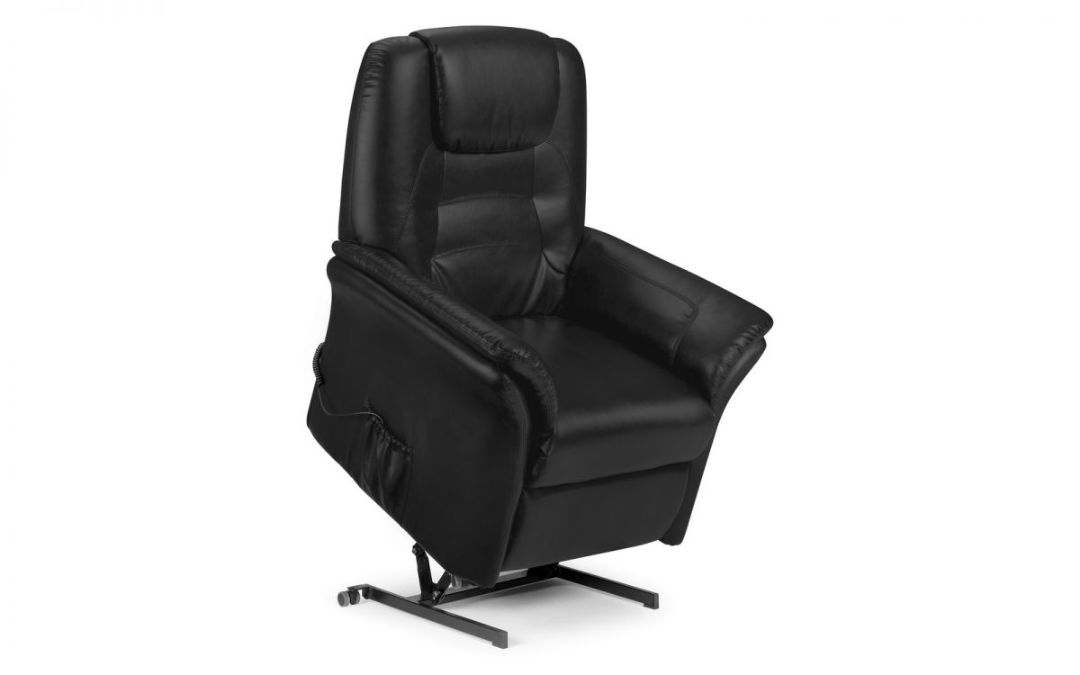 Riva Rise & Recline Chair - Black