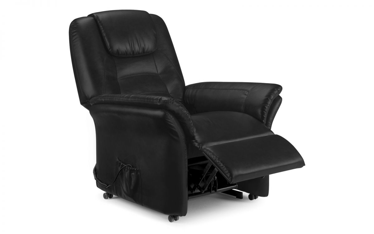 Riva Rise & Recline Chair - Black
