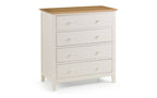 Salerno 2-Tone 4 Drawer Chest