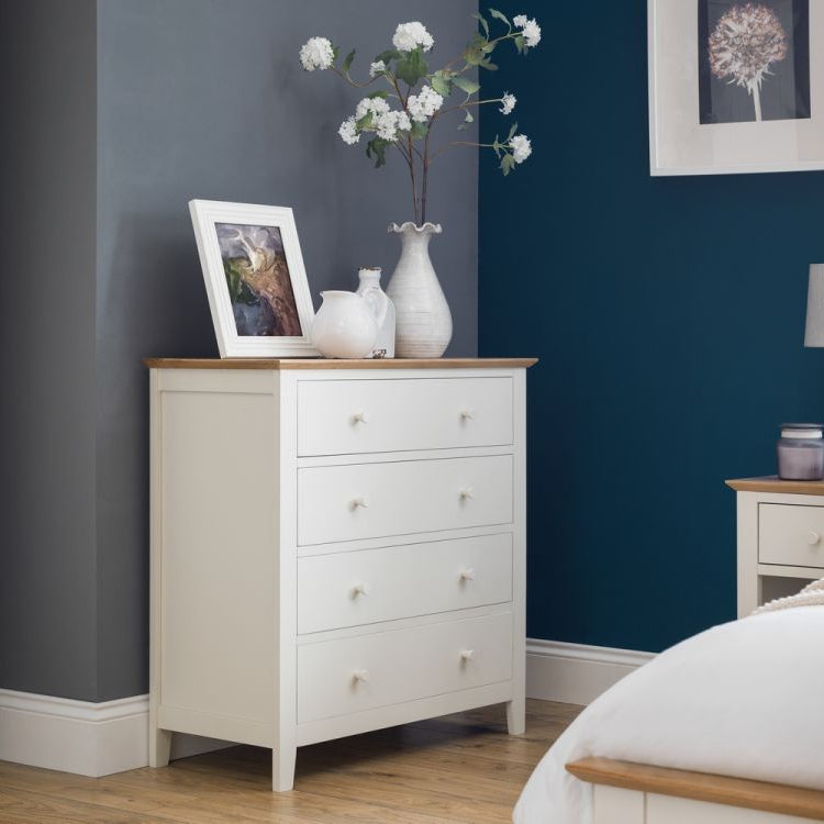 Salerno 2-Tone 4 Drawer Chest