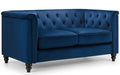 Sandringham 2 Seater Sofa - Blue Velvet