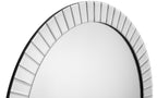 Round Wall Mirror with Bevelled Glass - 80cm