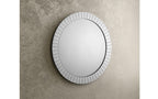 Round Wall Mirror with Bevelled Glass - 80cm