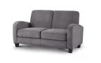 Vivo 2 Seater Sofa in Dusk Grey Chenille