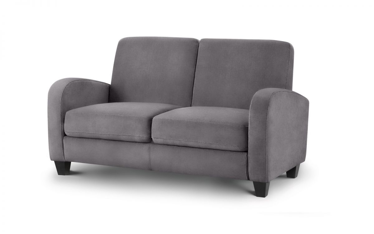 Vivo 2 Seater Sofa in Dusk Grey Chenille